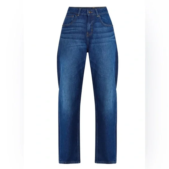 👖🌼2 for $45🌼👖 NWT Classic Relaxed fit Straight Leg Tuxedo Jeans in Dark Blue - Picture 5 of 10